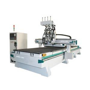 2021 Hot sales CNC Router Machine with Double Table for processing Kitchen Cabinet Door