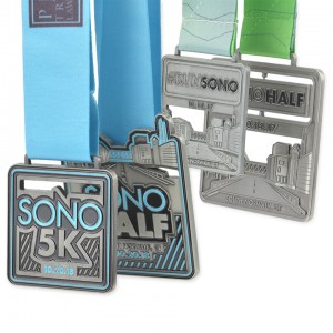 Wholesale Cheap Design Your Own Blank Zinc Alloy 3D Gold Award Marathon Running Custom Metal Sport Medal