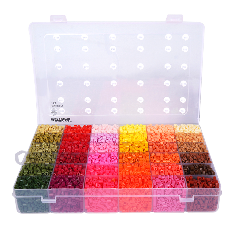 22,000 Fuse Beads kit 5mm, 100 Patterns 4 Pegboards 2 Tweezers