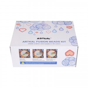 Artkal New Arrival C-2.6mm 48 Colors 24000beads Hama Perler Beads box set