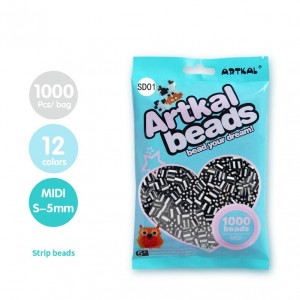 1000 beads Small bag packing 5mm Diy Hand-make educational toys hama beads  plastic perler fuse beads