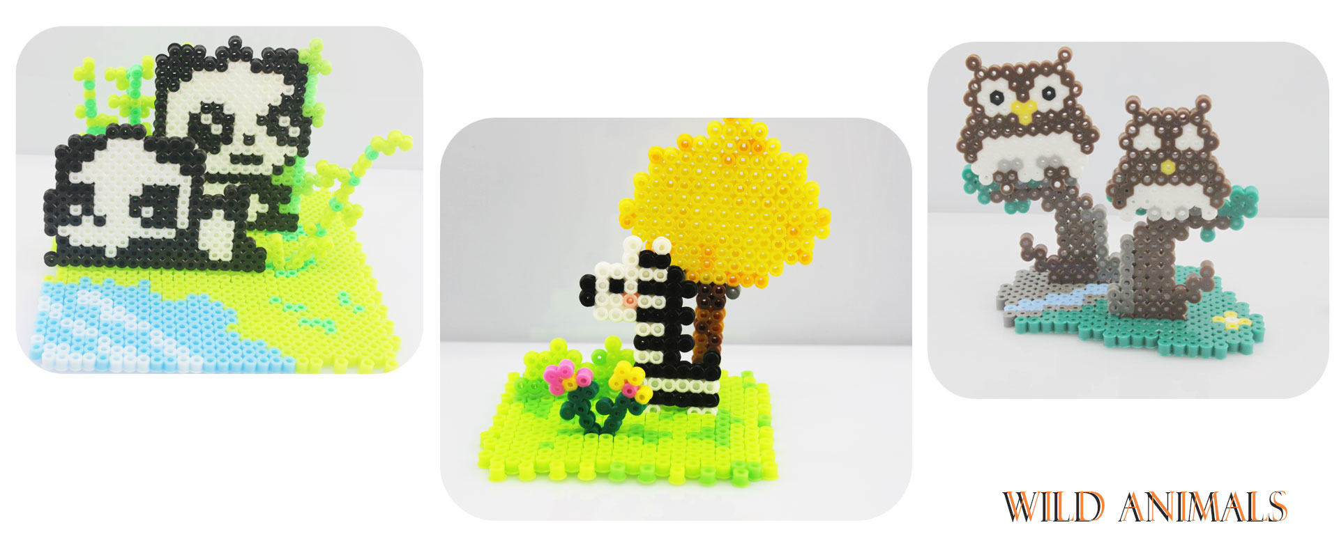 Pixel Fuse Beads World – Lively Forest na Inilabas gamit ang Artkal at Perler Beads