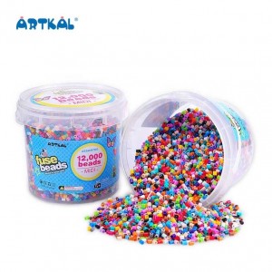 Artkal Fuse Beads Bucket Kit 12000beads In 20 Colors Melting Pleler Beads Kit