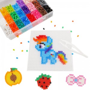 Artkal 5mm Fuse Beads Box Set With 5200 pcs 24 Colors Including Accessories Craft Gift Hama Perler Beads