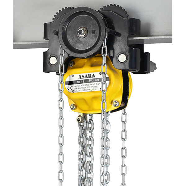 HTG type Hand chain hoist with integrated geared trolley