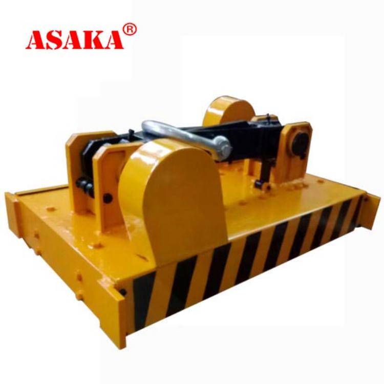 China Factory for 6 Ton Lever Chain Hoist - direct deal automatic permanent magnet lifter 10000kg magnetic lifter steel plate crane lifting electromagnet – ASAKA