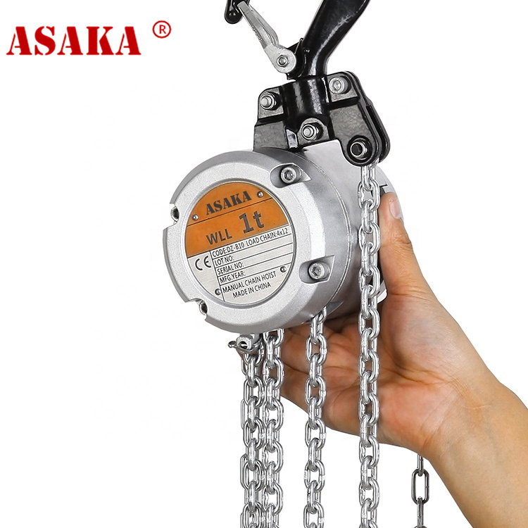Chinese wholesale Chain Fall - Made in China 1Ton Aluminimun Alloy Manual Chain Hoist – ASAKA