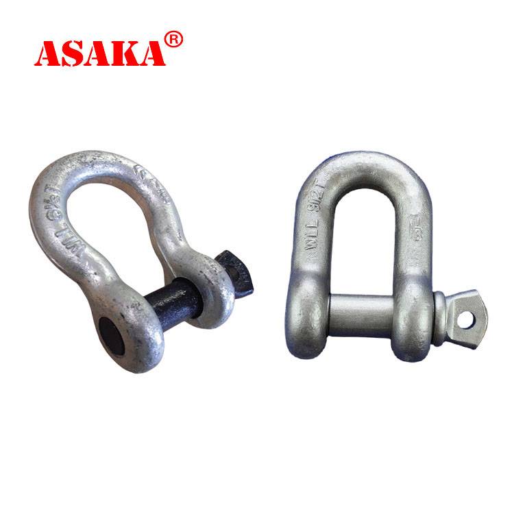 Wholesale 1t Polyester Webbing Sling - bow shackle safety pin – ASAKA