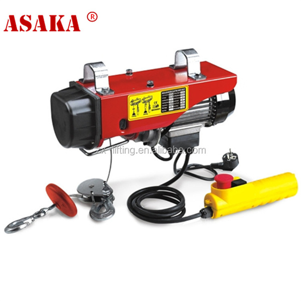 Good Wholesale Vendors  1 Ton Hoist Price - High Quality PA Wire Rope Hoist with Up and Down Device – ASAKA