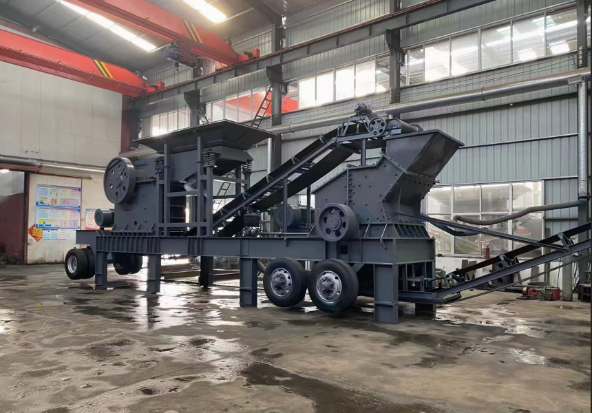 What is the cost of one set diesel engine mobile jaw crusher crushing plant