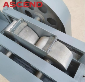 ASCEND double roller crusher grinding limestone marble powder with high efficiency