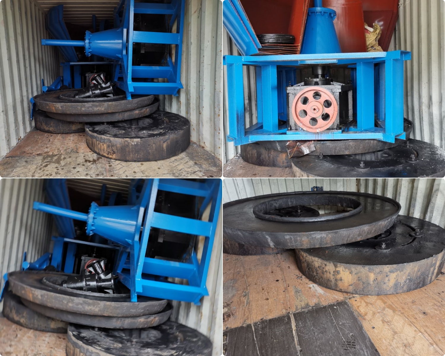 PE250x400 Jaw Crusher and 1500 Gold Wet Pan Mill Sent to Zimbabwe