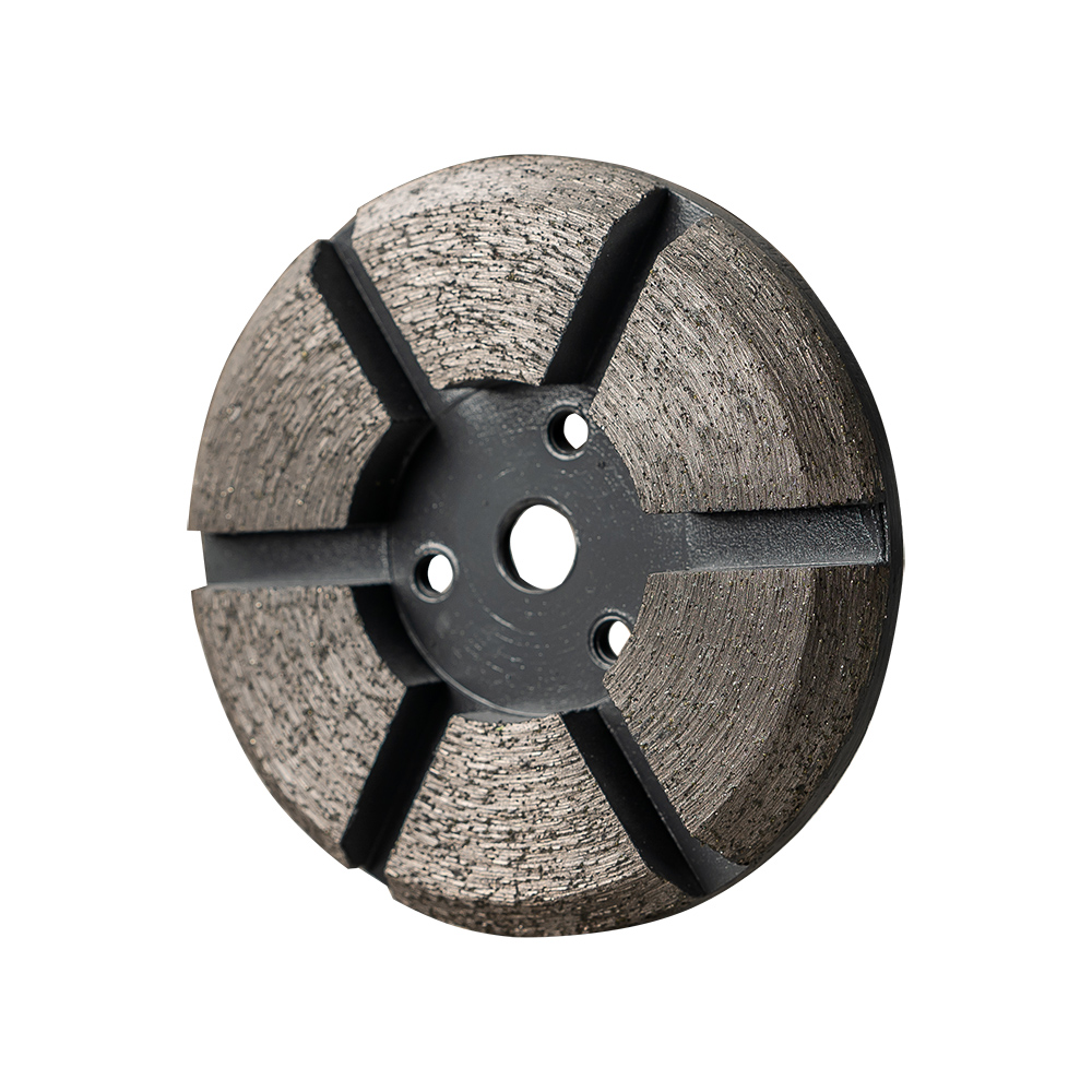 Chinese Professional 125mm Diamond Grinding Wheel - Metal-bond Beveled Edge Grinding Disk 6 Segments – Ashine
