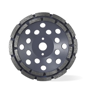 Concrete Grinding Cup Wheel – Metal-bond Diamond Double Row Cup Wheel – Ashine