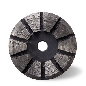 Diamond Cup Grinding Wheel – Metal-bond Beveled Edge Grinding Disk 10 Segments – Ashine