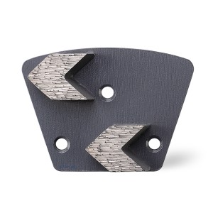 Manufacturer for Concrete Floor Grinding Pads – Metal-bond Trapezoid Diamond Grinding Shoes Arrow Shaped – Ashine