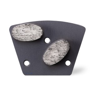 Hot Selling for 50 Grit Diamond Pad – Metal-bond Trapezoid Diamond Grinding Shoes Oval Shaped – Ashine
