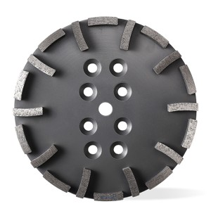 Professional Design 10 Inch Diamond Cup Wheel – Metal-bond Grinding Plates for Concrete and Terrazzo Floor – Ashine