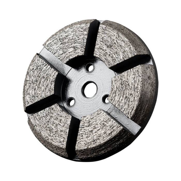 Lowest Price for 9 Inch Concrete Grinding Disc - Metal-bond Beveled Edge Grinding Disk 6 Segments – Ashine