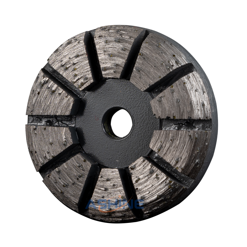 Competitive Price for 150mm Diamond Grinding Wheel - Metal-bond Beveled Edge Grinding Disk 10 Segments – Ashine