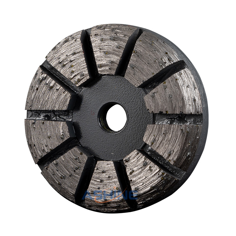 Factory Supply Grinding Cup Disc - Metal-bond Beveled Edge Grinding Disk 10 Segments – Ashine