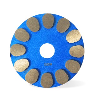 Factory Price 7 Diamond Polishing Pads – Lippage Killer Pad Diamond Metal Grinding Pad For Stone Floor Preparation – Ashine