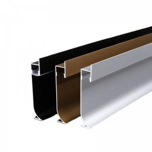 aluminum baseboard skirting profile