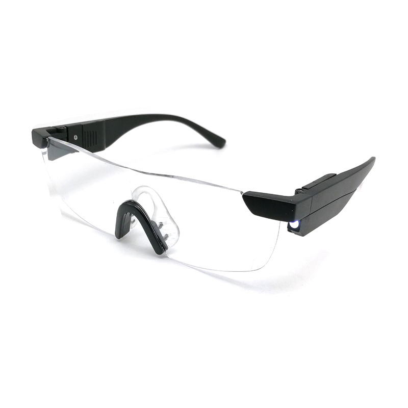 High Quality OEM Big Vision Glasses Hands Free Factory –  Black Color LED Reading Glasses  SF1018 – Centar Optics