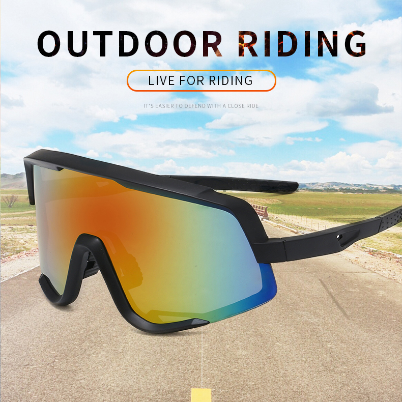 Anti-glare windproof Colored cool sunglasses (6)