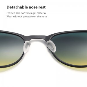 Stainless Steel Frame Sunglasses 8202