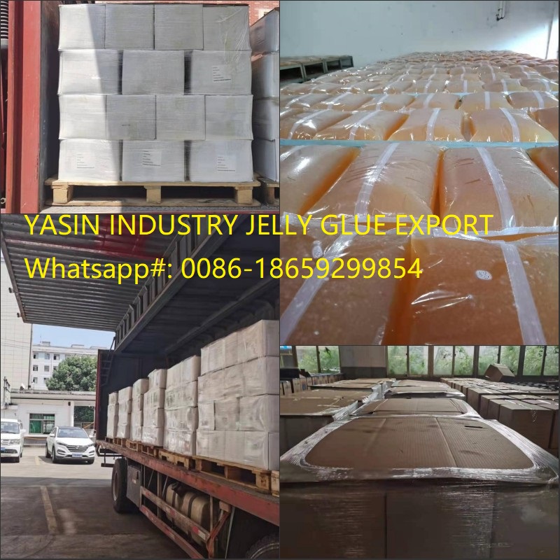 YASIN Produce and Export a Lot of Jelly Adhesive / Hot Melt Glue to India Market