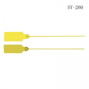 disposable plastic security seal security indicator seal SY-260
