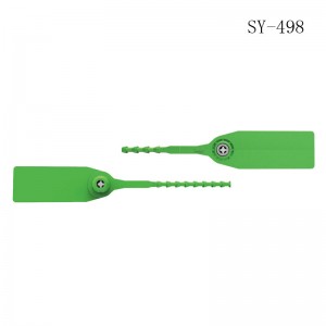 SY-498 disposable plastic cargo seal security lock for luggage security tag tamper evident seal plastic security