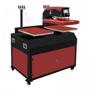 China Newest LCD Touch Screen Sublimation Heat Press Machines
