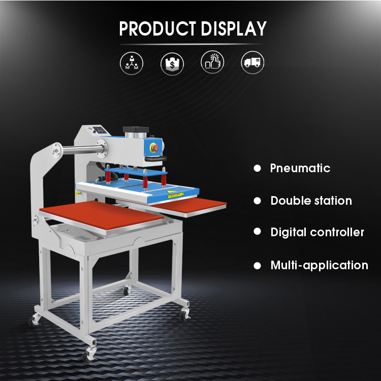 What is Popular Type Double Station Large Format T-shirt Heat Press Machine?
