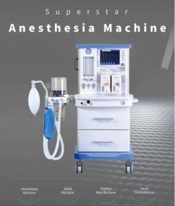 Hospital Medical Surgical Equipment Anesthesia Machine Portable Trolley in Operation Room Instrument