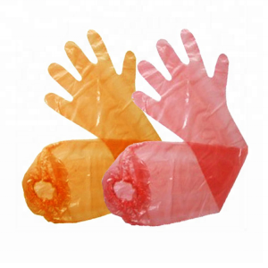 Disposable Veterinary Gloves With Elastic