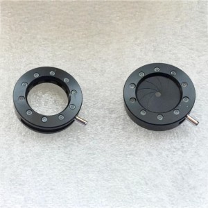 Adjustable Aperture 1-12mm Mechanical Iris Camera Microscope Optical Module Diaphragm
