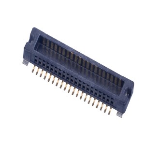 BTB050040-M1S04203   0.50mm0.50mm double row contact Board-to-Board 2*20P Male Connector With Post Mated Height=2.0mm