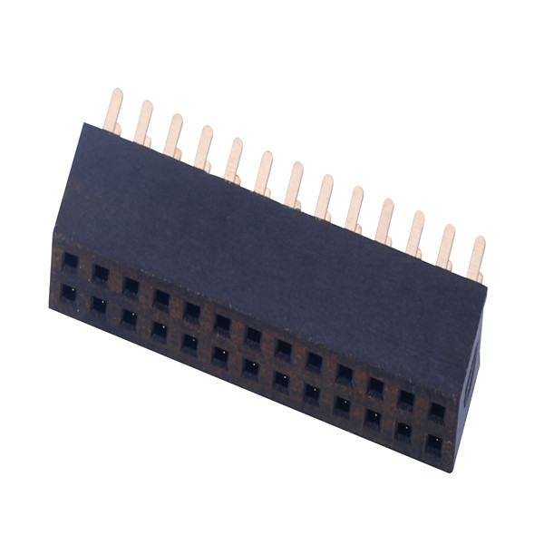 One of Hottest for Board To Board Pin Connector - FH1.27X4.3 2XXP DIP 180  DC=2.4 W=3.0 PA46 – ATOM