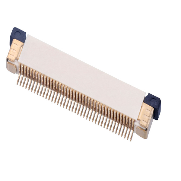 Factory wholesale 0.5 Mm Fpc Connector - FPC05040-03203   FPC 0.5mm XP SMT H=2.0mm Side Entry Top Contact Natural connector used for FFC Cable – ATOM