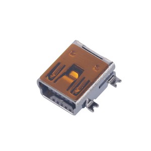 High Quality Usb Micro Male To Female - 4 feet 5P Mini Micro USB Connector V8 Port Charge Socket B type USB Jack – ATOM