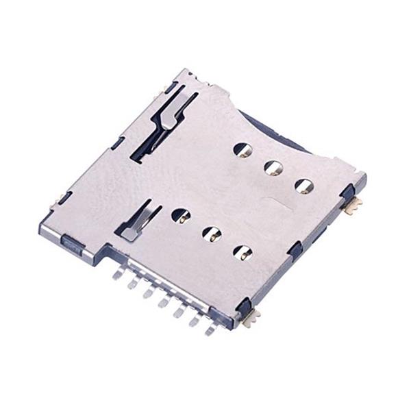 SI62C-01200 Micro SIM Card Connector H=1.35mm sim holder for set top box devices Featured Image