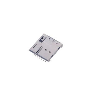 SI73C-01200 NANO SIM CARD 6P SMT H=1.35mm with post for smart phones