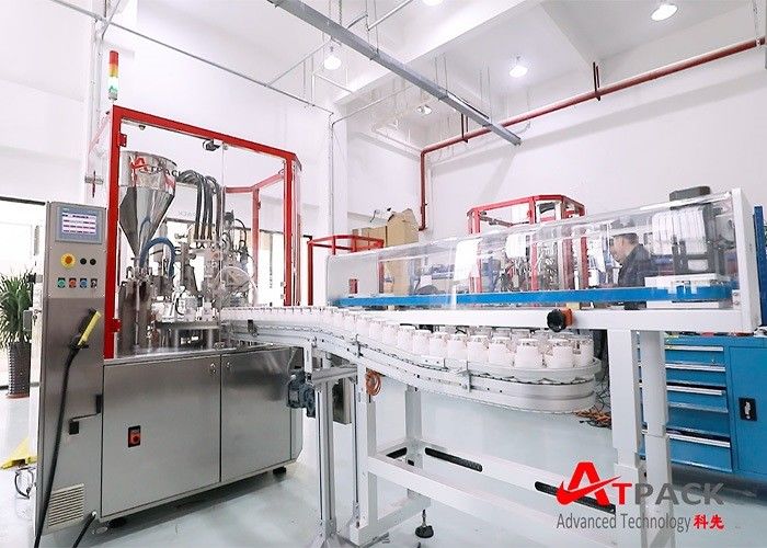 50 Pcs / Min Jar Filling And Capping Machine Plastic Glass Metal Packaging Featured Image