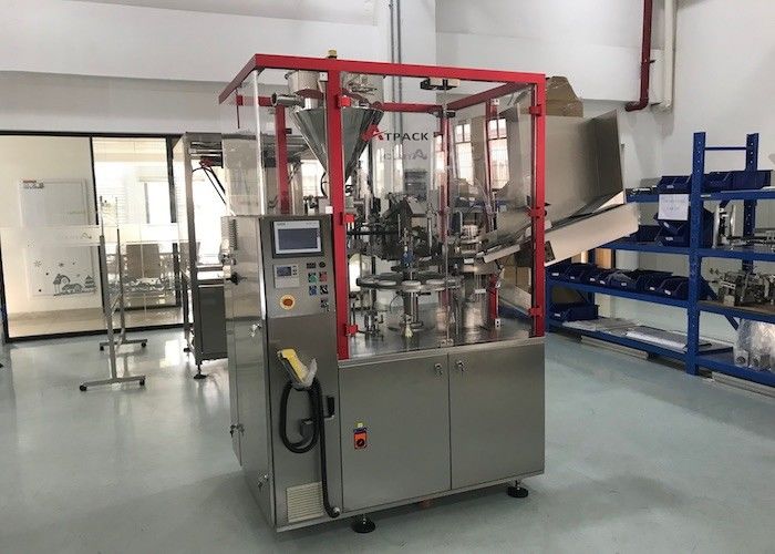 Cosmetic Automatic Tube Filling Machine PLC Control High Precision Easy Control Featured Image