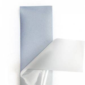 The Iron-On (Heat Transfer | Hot Press) Silver/Grey Color Home Wash Retro-Reflective Tape