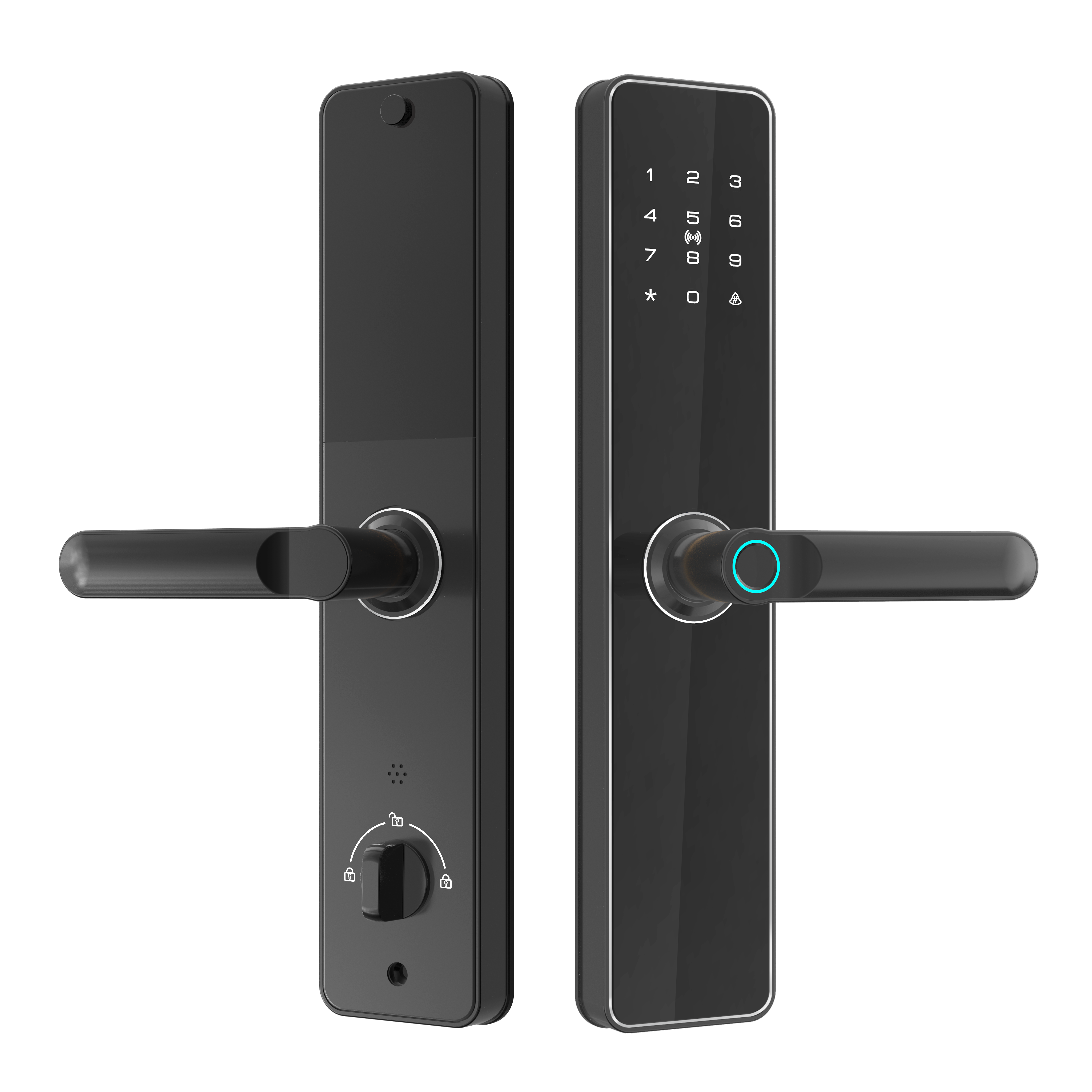 Fingerprint Smart Door Lock with 9 languages | Zinc Alloy Build | Enhanced Security