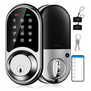 Hot-selling K830- 3D  Full-Automatic Smart Door Lock with Fingprint Keypad