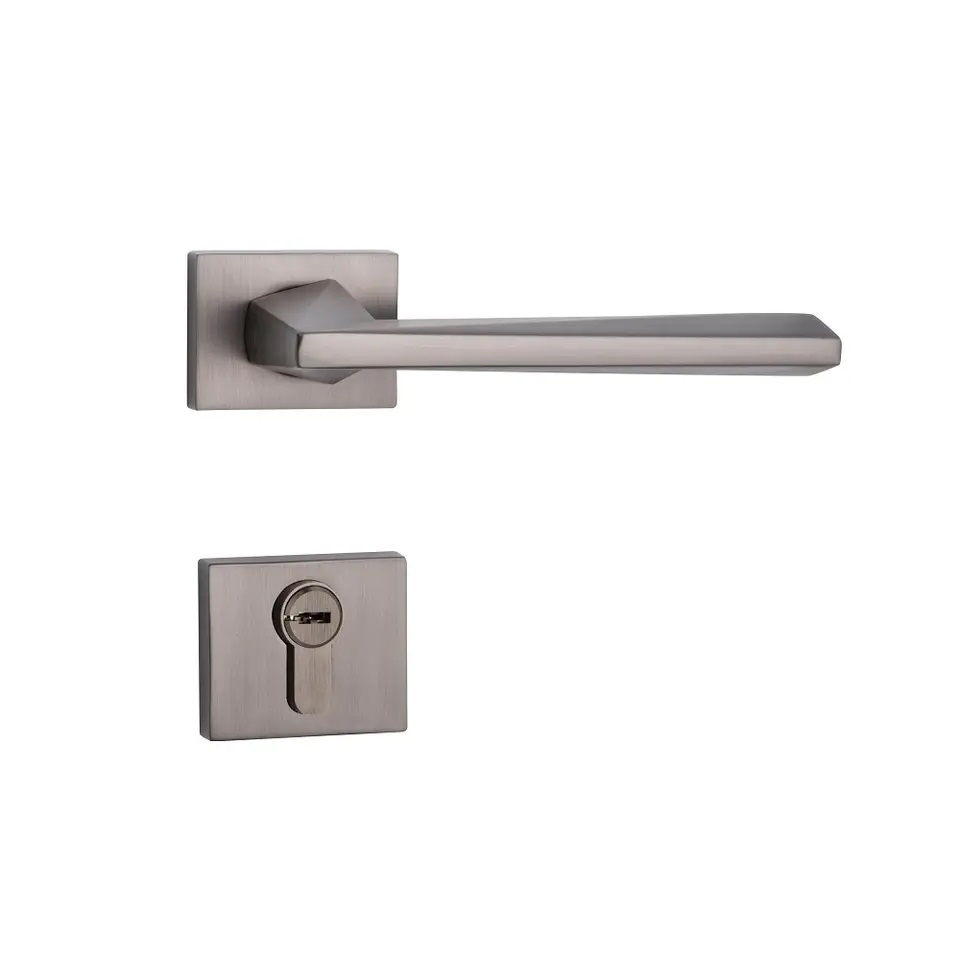 Cerradura de puerta, cerradura de manija de puerta interior de dormitorio  de aluminio simple Cerradura de puerta silenciosa Funcionalidad de alta  precisión